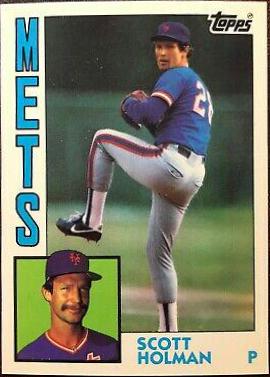 Scott Holman #13 Baseball Cards 1984 Topps Tiffany