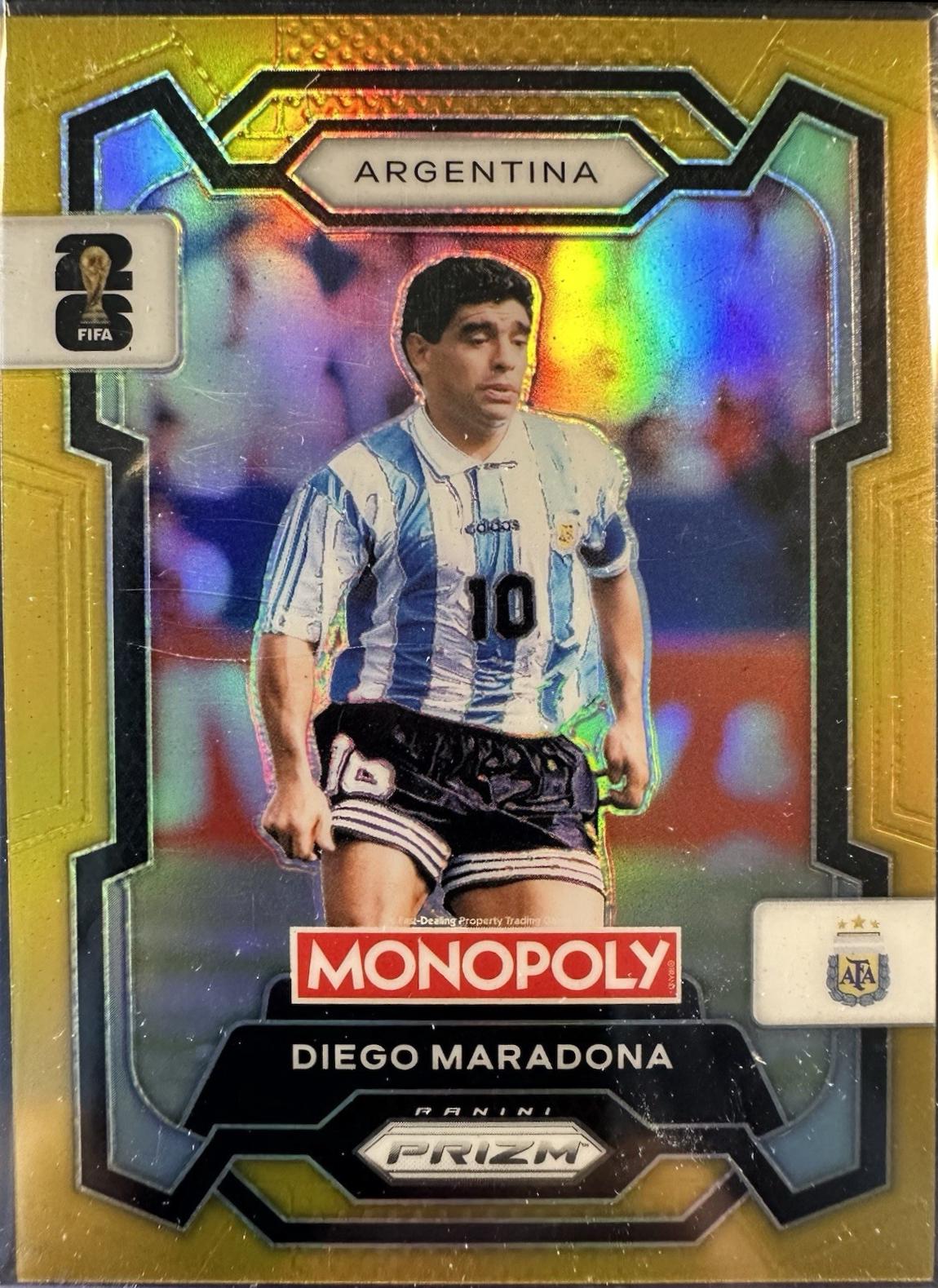 Diego Maradona [Gold] #3 Prices | 2026 Panini Prizm Monopoly FIFA