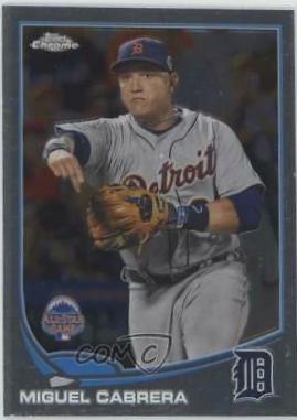 Miguel Cabrera #MB-2 Baseball Cards 2013 Topps Chrome Update