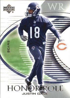 Justin Gage #11 Football Cards 2003 Upper Deck Honor Roll