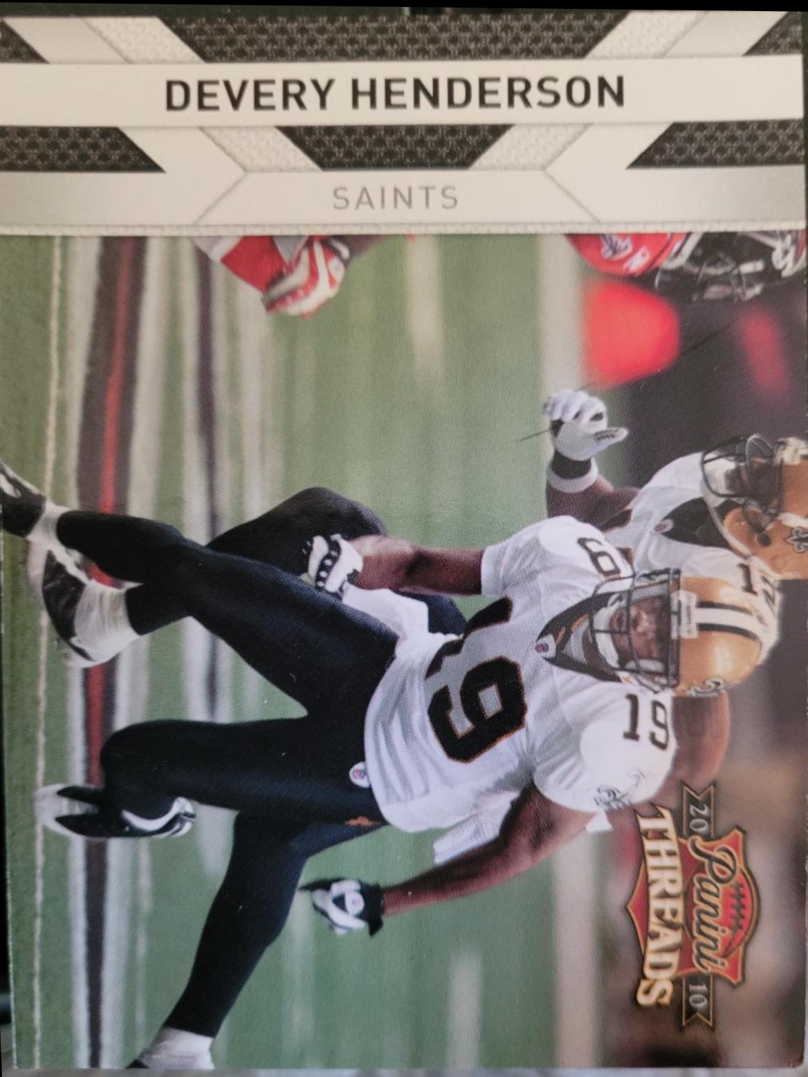 Devery Henderson #90 Football Cards 2010 Panini Threads