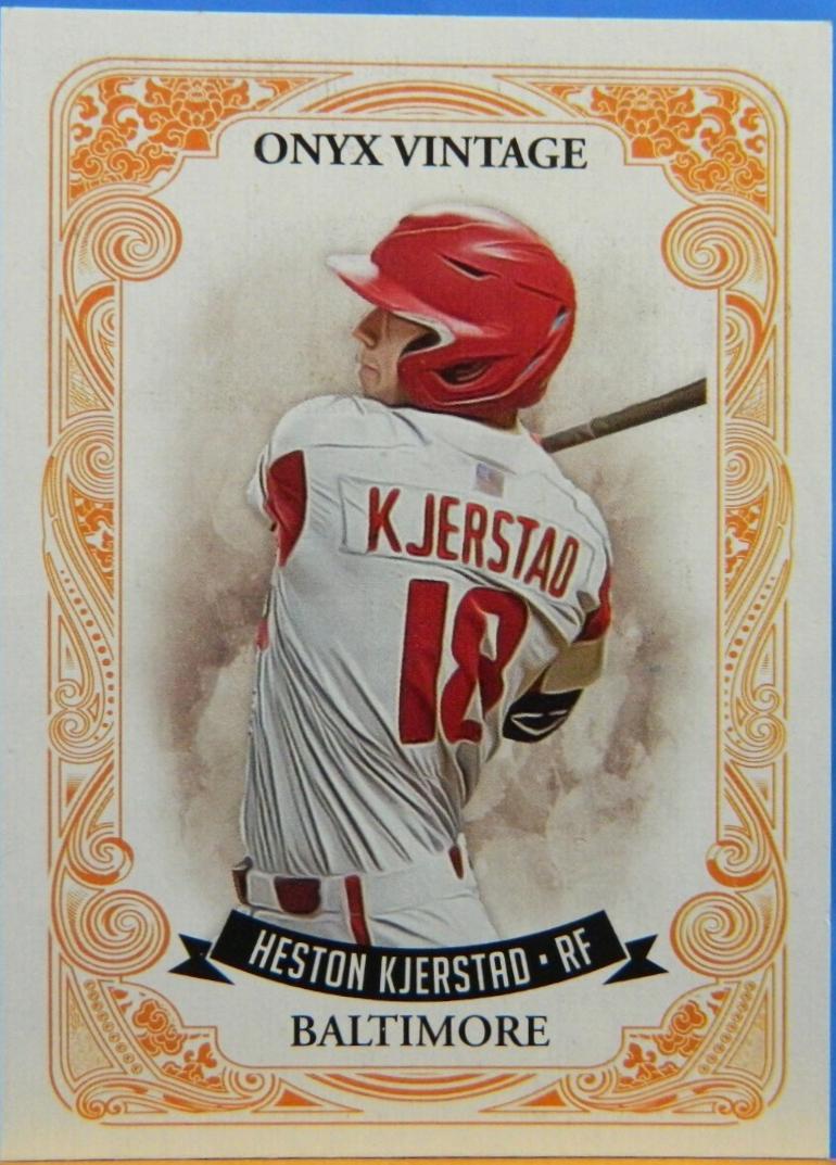 Heston Kjerstad #OVHK Baseball Cards 2021 Onyx Vintage
