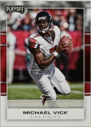 Michael Vick #105 Football Cards 2017 Panini Playoff