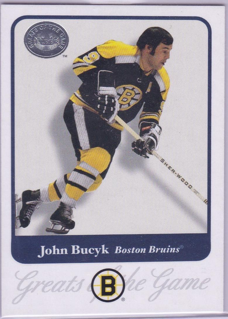 John Bucyk #76 2001 Fleer Greats Of The Game Hockey