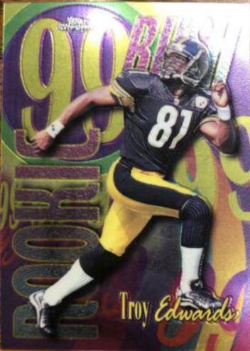 Troy Edwards #AE26 Football Cards 1999 Topps Chrome All Etch