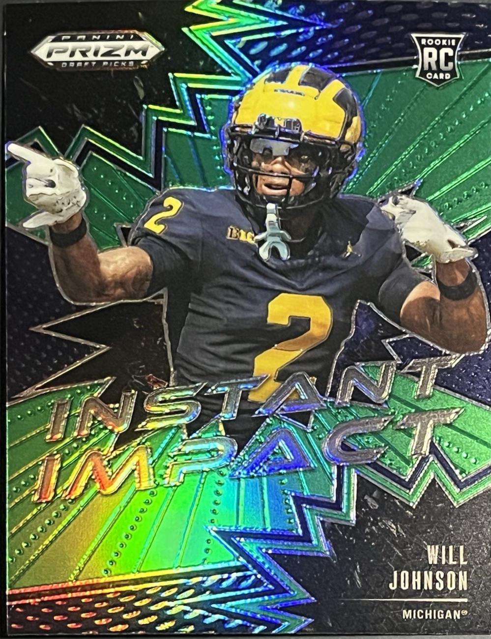 Will Johnson #19 2025 Panini Prizm Draft Picks Football Instant Impact