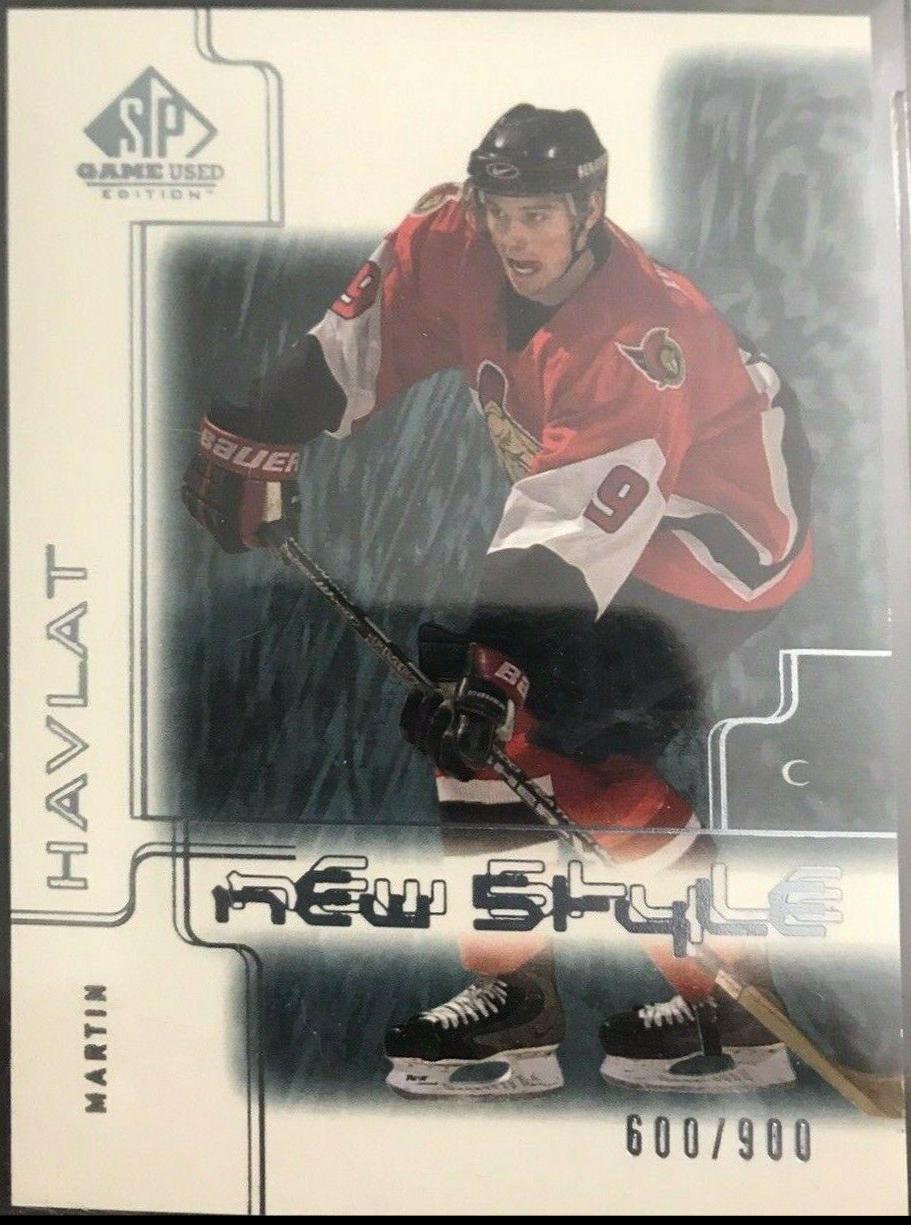 Martin Havlat #75 Hockey Cards 2000 SP Game Used