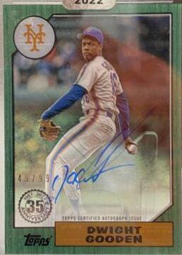 Dwight Gooden [Green] #87TBA-DG