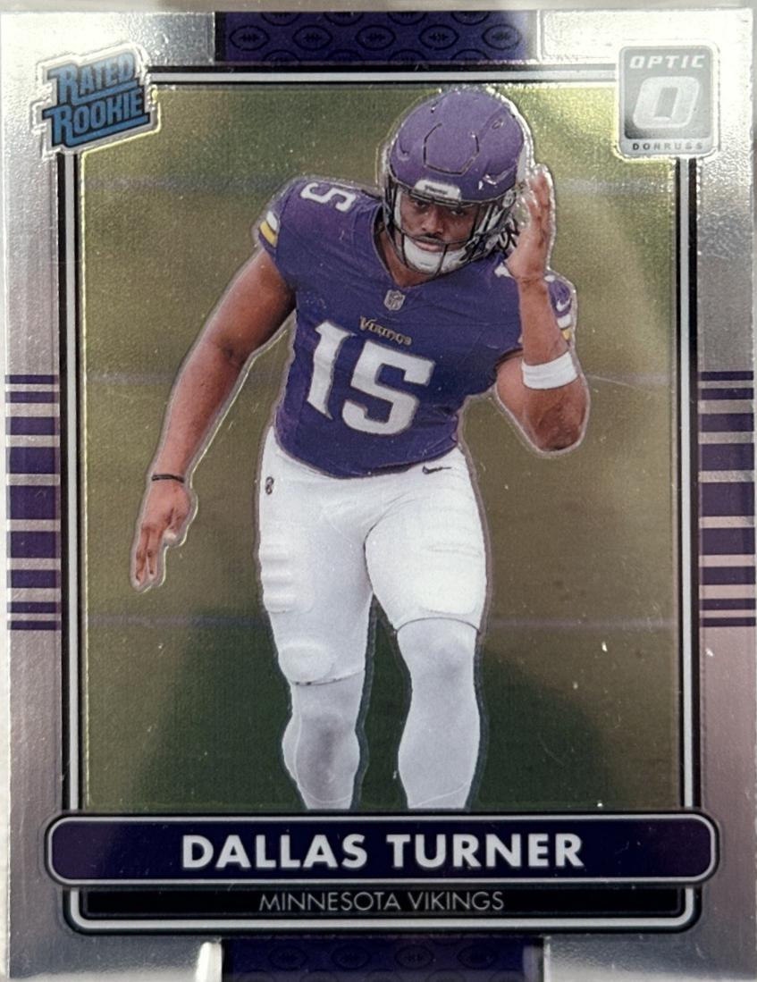 Dallas Turner #14 Football Cards 2024 Panini Donruss Optic Retro Series