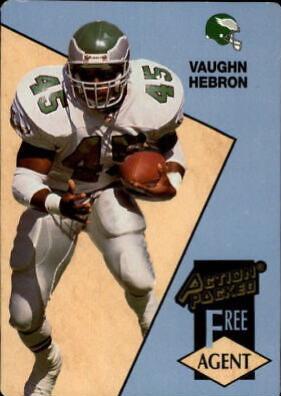 Vaughn Hebron #219 1993 Action Packed Football