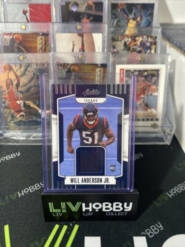 Will Anderson Jr. #ARM-2 Football Cards 2023 Panini Absolute Rookie Materials