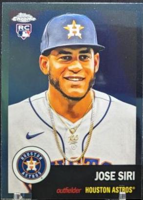 Jose Siri #124 Baseball Cards 2022 Topps Chrome Platinum Anniversary