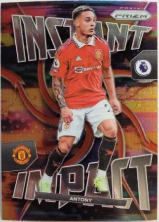 Antony #19 Soccer Cards 2022 Panini Prizm Premier League Instant Impact
