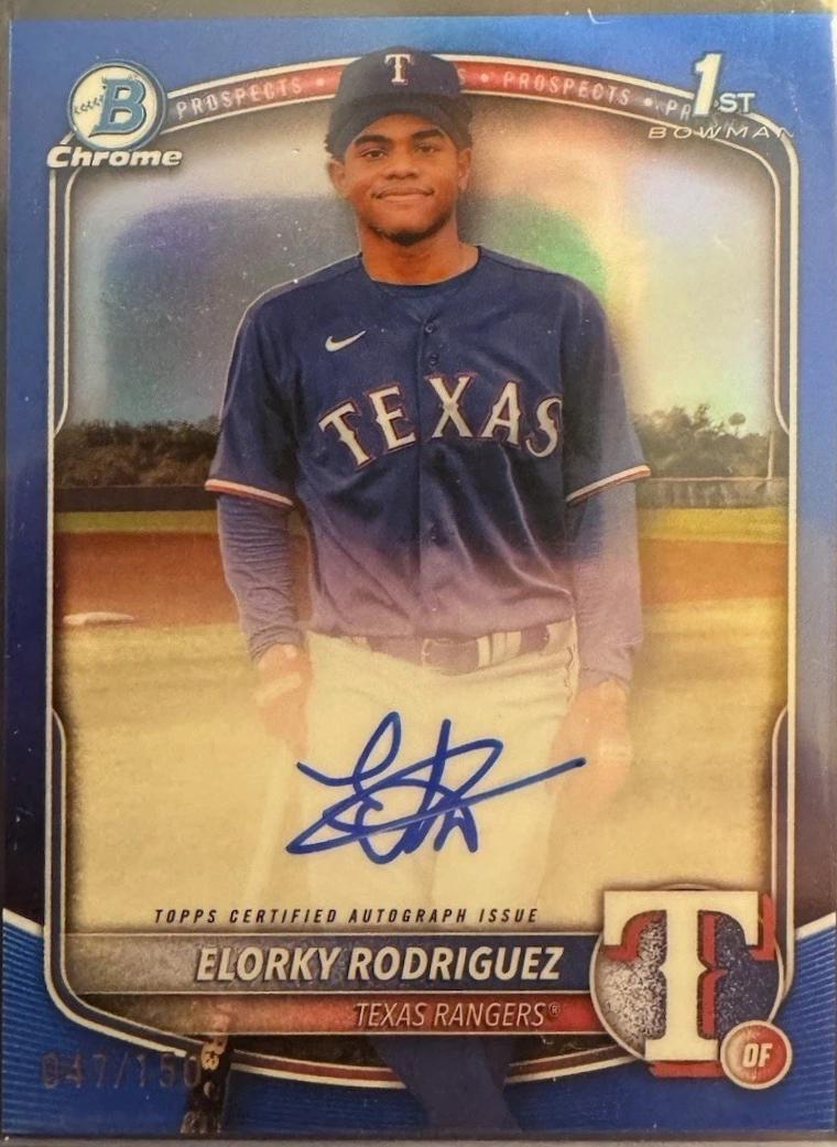 Elorky Rodriguez [Blue Refractor] #CPA-ER