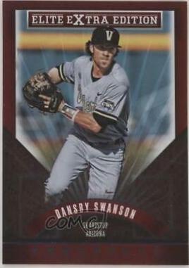 Dansby Swanson #2 Baseball Cards 2015 Panini Elite Extra Edition