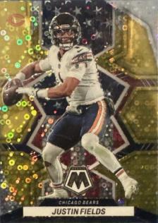 Justin Fields [No Huddle Gold] #268 Prices | 2022 Panini Mosaic