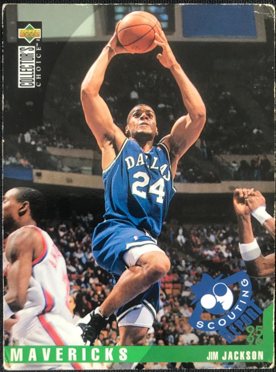 Jim Jackson #116 Basketball Cards 1995 Collector's Choice