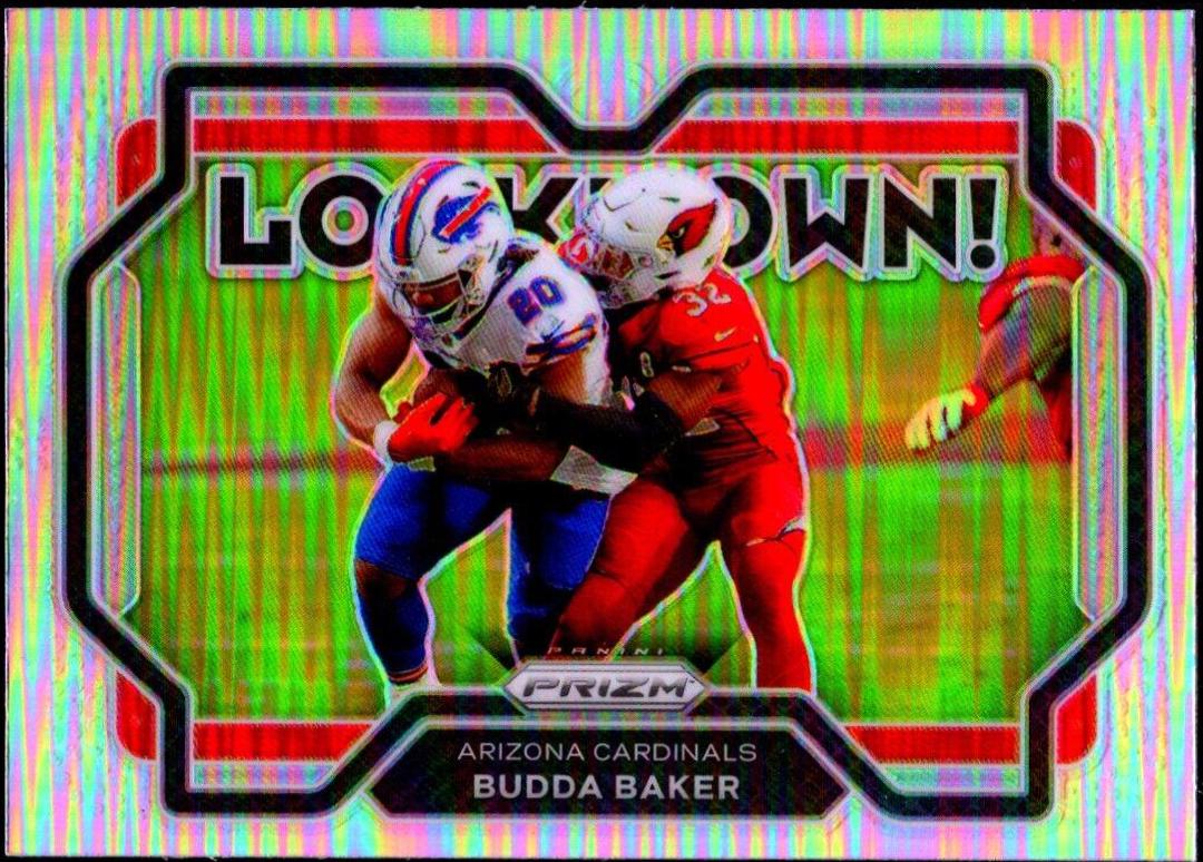 Budda Baker #6 Football Cards 2021 Panini Prizm Lockdown