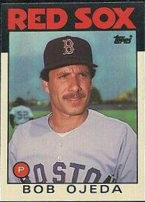 Bob Ojeda #11 Baseball Cards 1986 Topps Tiffany