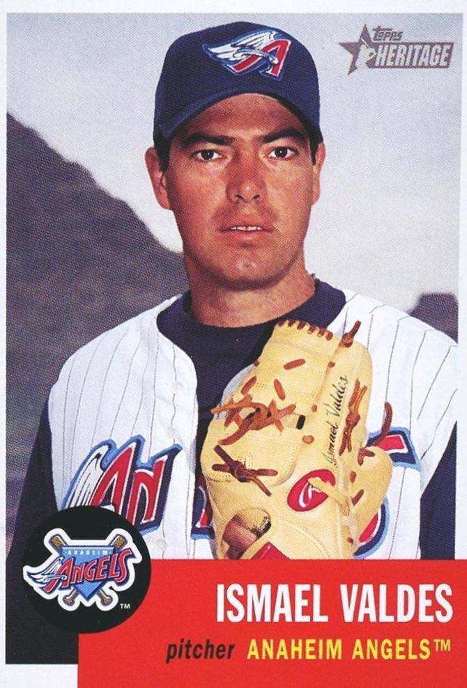Ismael Valdes #47 Baseball Cards 2002 Topps Heritage
