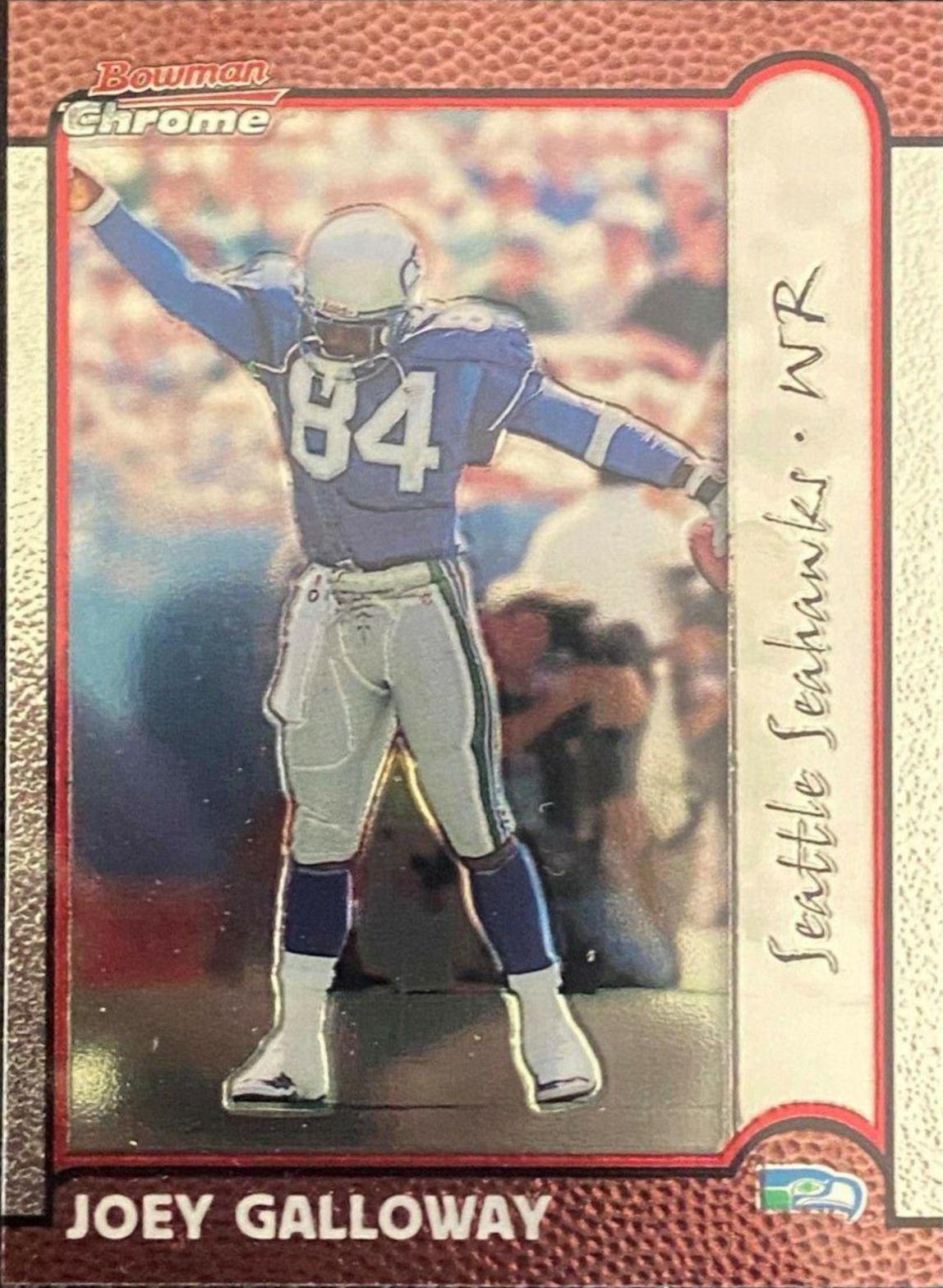 Joey Galloway #7 Football Cards 1999 Bowman Chrome