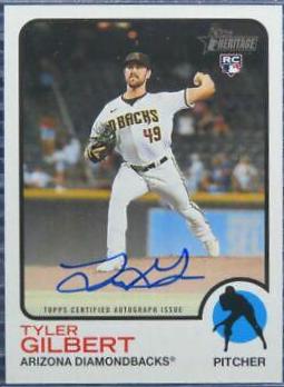 Tyler Gilbert #ROA-TG Baseball Cards 2022 Topps Heritage Real One Autographs