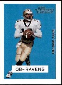 Jeff Blake #2 Football Cards 2002 Topps Heritage