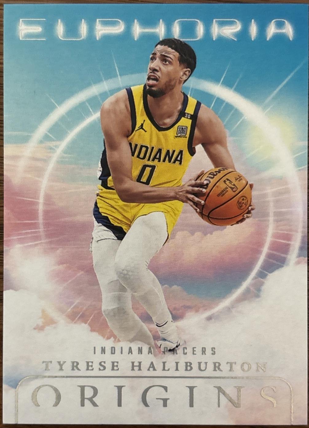 Tyrese Haliburton #3 Basketball Cards 2024 Panini Origins Euphoria