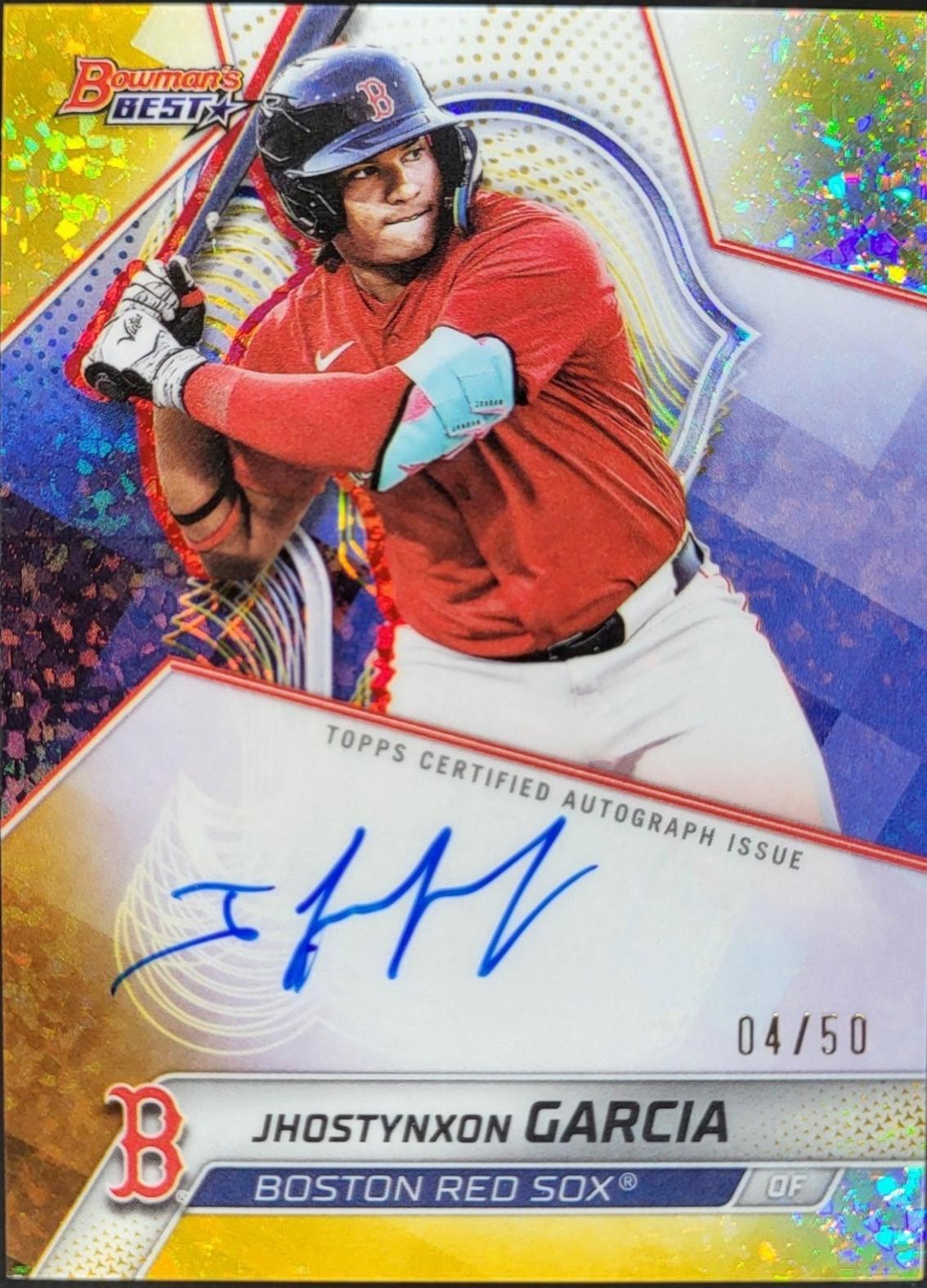Jhostynxon Garcia [Gold Mini-Diamond Refractor] #B25-JGA