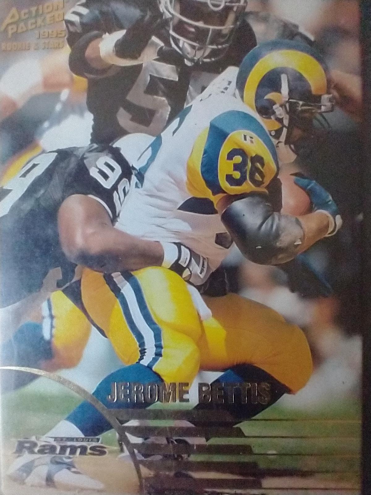 Jerome Bettis #75 1995 Action Packed Rookie & Stars Football