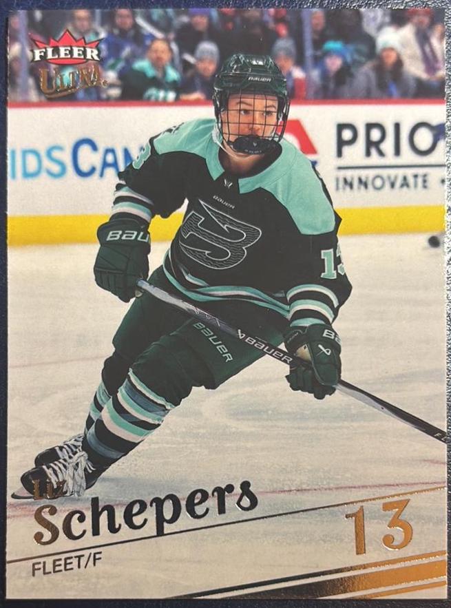 Liz Schepers #64 2025 Fleer Ultra Pwhl Hockey