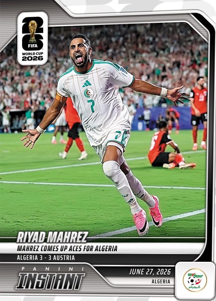 Riyad Mahrez #163 2026 Panini Instant FIFA