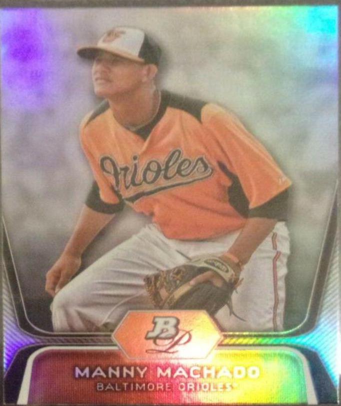Manny Machado #BPP23 Baseball Cards 2012 Bowman Platinum Prospects