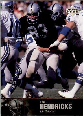 Ted Hendricks #38 Football Cards 1997 Upper Deck Legends