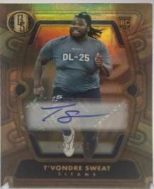 T'Vondre Sweat #131 Football Cards 2024 Panini Gold Standard