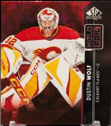Dustin Wolf #HF-48 Hockey Cards 2023 SP Authentic Holofoil