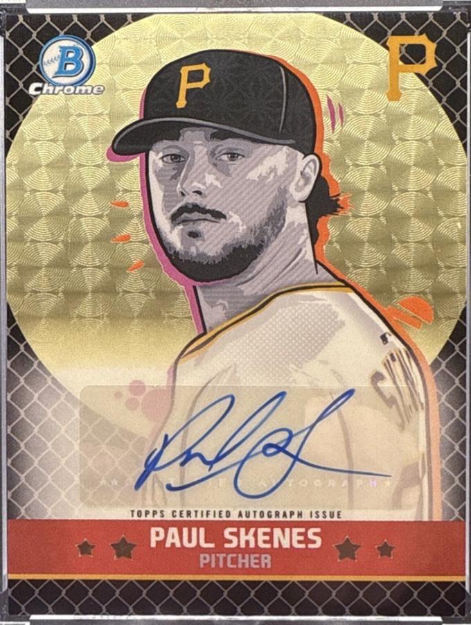 Paul Skenes #BAA-PS 2025 Bowman Chrome Baseball Ascensions Autographs