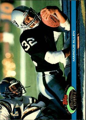 Marcus Allen #8 Football Cards 1991 Stadium Club