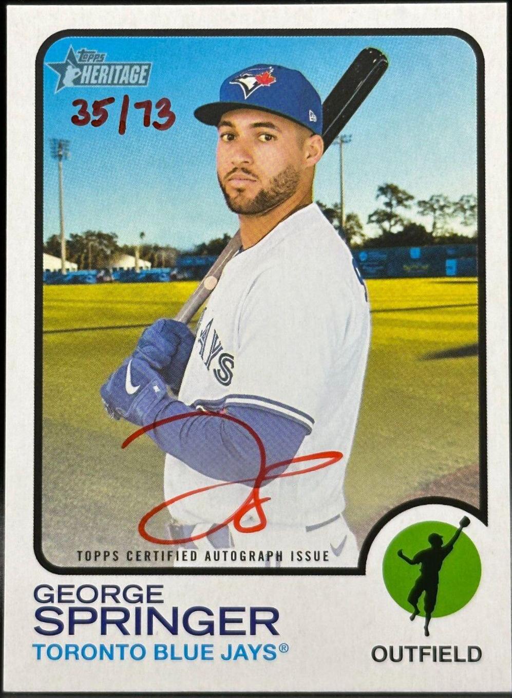 George Springer [Special Edition Red Ink] #ROA-GS