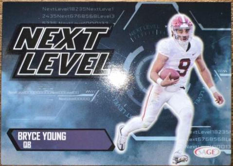 Bryce Young #199 Football Cards 2023 Sage