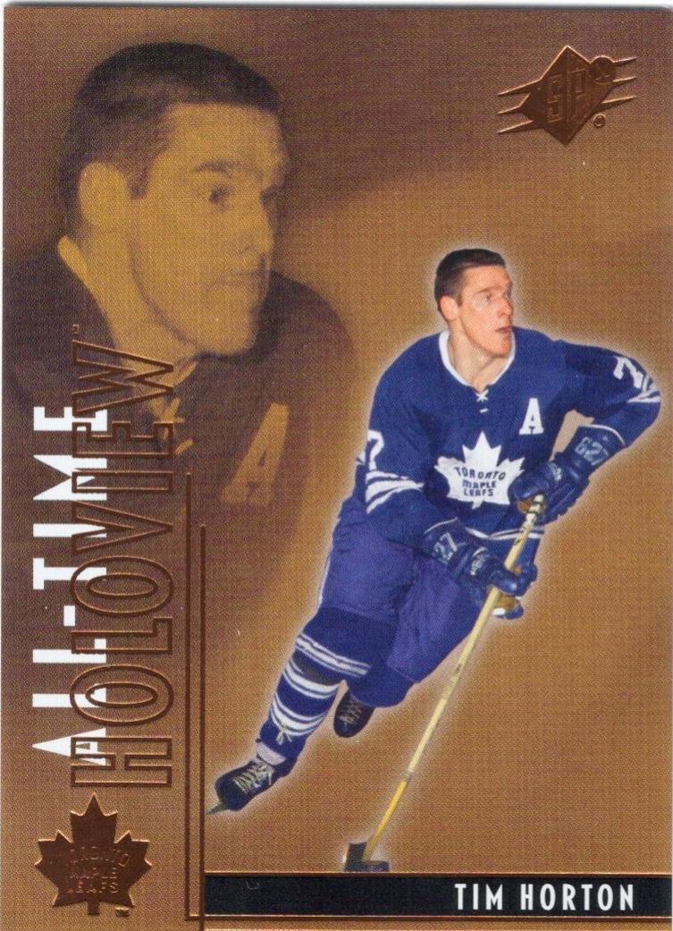 Tim Horton #ATG-TH 2025-26 SPx Hockey All-Time Holoview