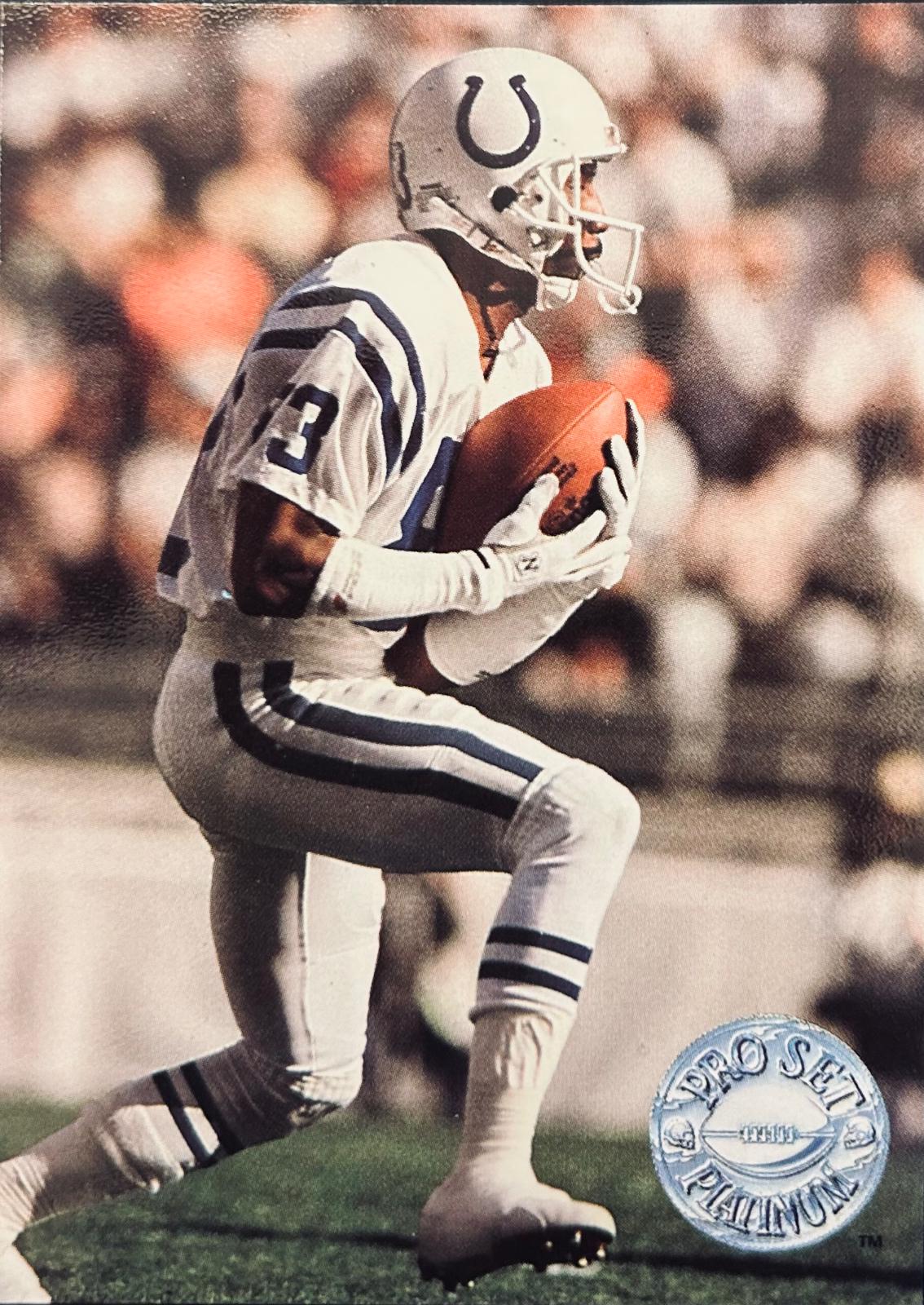 Clarence Verdin #133 Football Cards 1991 Pro Set Platinum