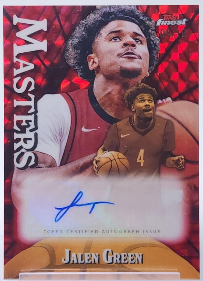 Jalen Green [Red Black Vapor Refractor] #MA-JG