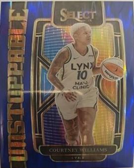 Courtney Williams [Blue Flash Prizm] #6