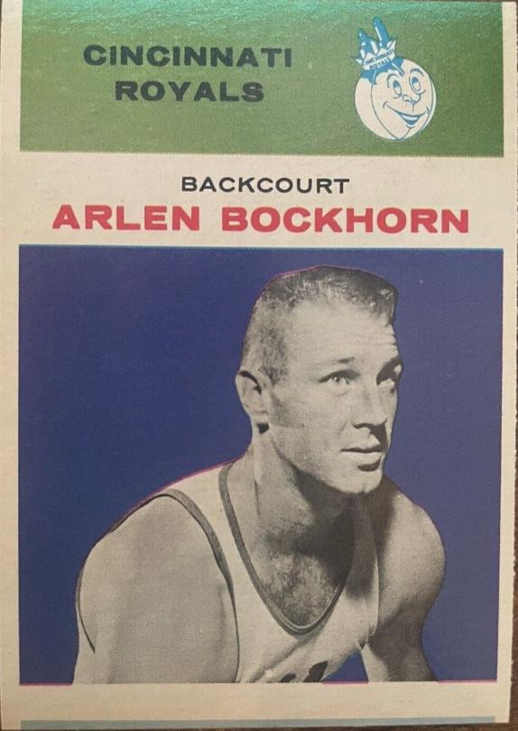 Arlen Bockhorn #5 Basketball Cards 1961 Fleer