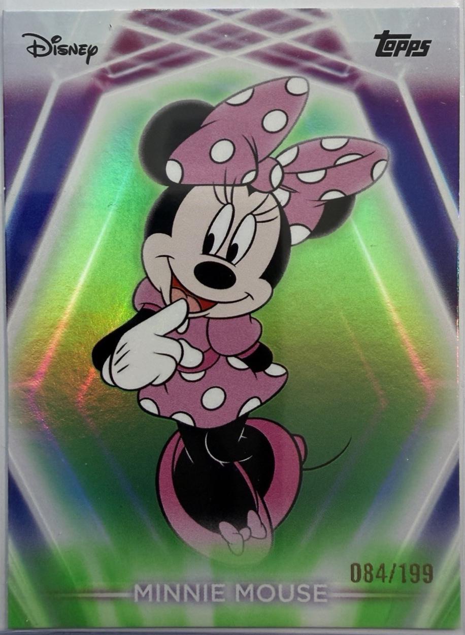 Minnie Mouse [Pink Green Blue] #199 Prices | 2026 Topps Disney Neon
