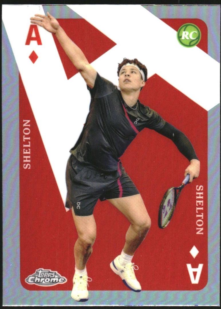 Ben Shelton #CAS-BS Tennis Cards 2024 Topps Chrome Aces