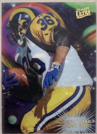 Jerome Bettis #1 Football Cards 1995 Ultra Rising Star