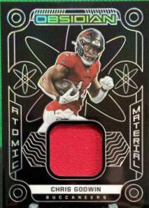 Chris Godwin #AM-CGO Football Cards 2022 Panini Obsidian Atomic Material