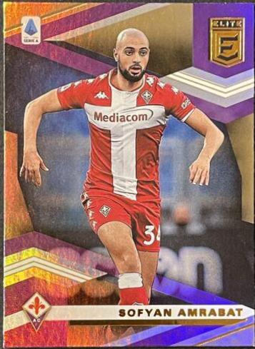 Sofyan Amrabat #3 Soccer Cards 2020 Panini Chronicles Elite Serie A